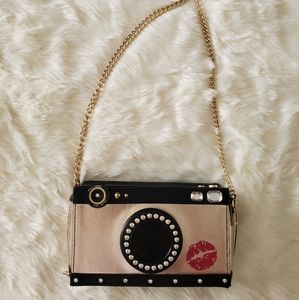 Betsey Johnson Camera Crossbody